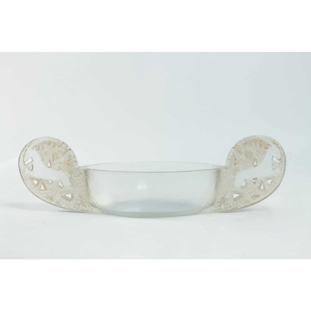 LALIQUE René (1860-1945) Jardinière « Saint Hubert « | Biron |||||