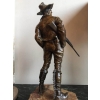 Bronze signé CARL KAUBA, cowboy sur son socle de marbre. Réf: 54 | Biron Bronze signé CARL KAUBA, cowboy sur son socle de marbre. Réf: 54