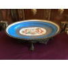 Plat en porcelaine de Sèvres, service du château des Tuileries. Réf: 281 | Biron ||||||||||