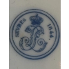 Plat en porcelaine de Sèvres, service du château des Tuileries. Réf: 281 | Biron Plat en porcelaine de Sèvres, service du château des Tuileries. Réf: 281