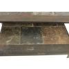 Table gigogne des années 1960-1970 en fer forgé et ardoise. | Biron Table gigogne des années 1960-1970 en fer forgé et ardoise.