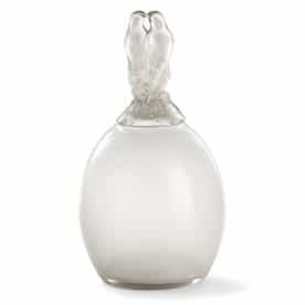 RENE LALIQUE (1860-1945) Vase «Tourterelles» | Biron 