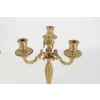 Paire de Candélabre de style Louis XV en bronze doré, 19ème siècle, dorure d’origine. | Biron Paire de Candélabre de style Louis XV en bronze doré, 19ème siècle, dorure d'origine.