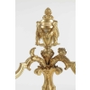 Paire de Candélabre de style Louis XV en bronze doré, 19ème siècle, dorure d’origine. | Biron Paire de Candélabre de style Louis XV en bronze doré, 19ème siècle, dorure d'origine.