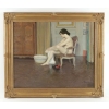 Femme au tub. Par Gustave Poetzsch (1870-1950)