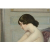 Femme au tub. Par Gustave Poetzsch (1870-1950)