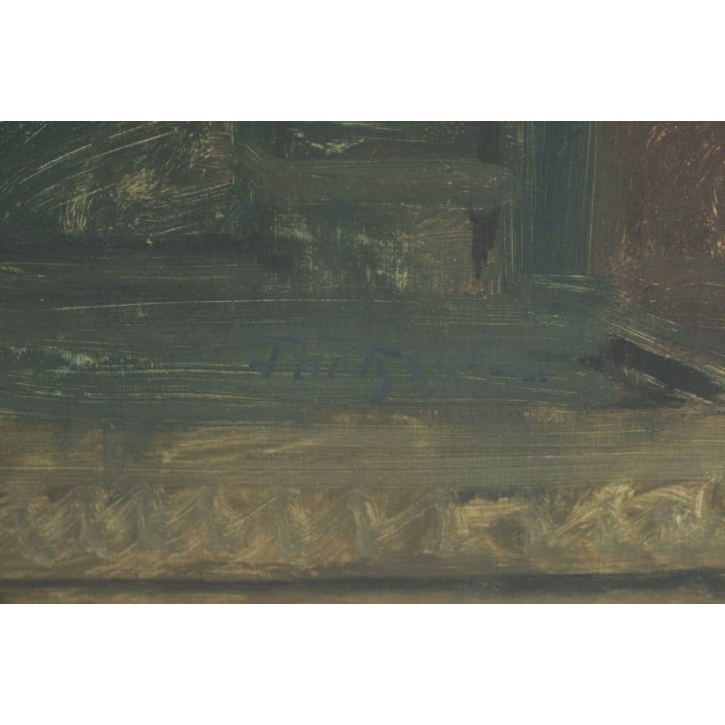 Femme devant la cheminée