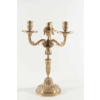 Paire de Candélabre de style Louis XV en bronze doré, 19ème siècle, époque napoléon III