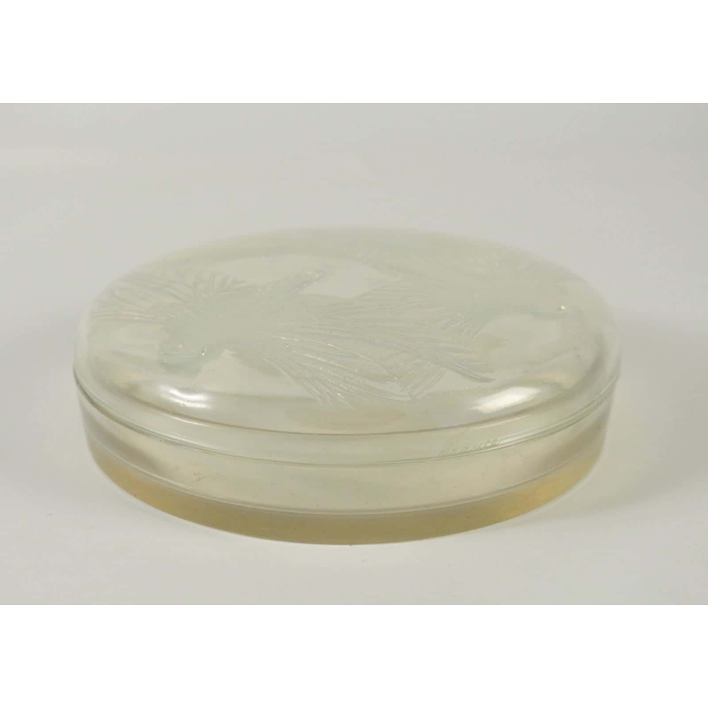 René LALIQUE Boite » LIBELLULES » Opalescente | Biron René LALIQUE Boite " LIBELLULES " Opalescente