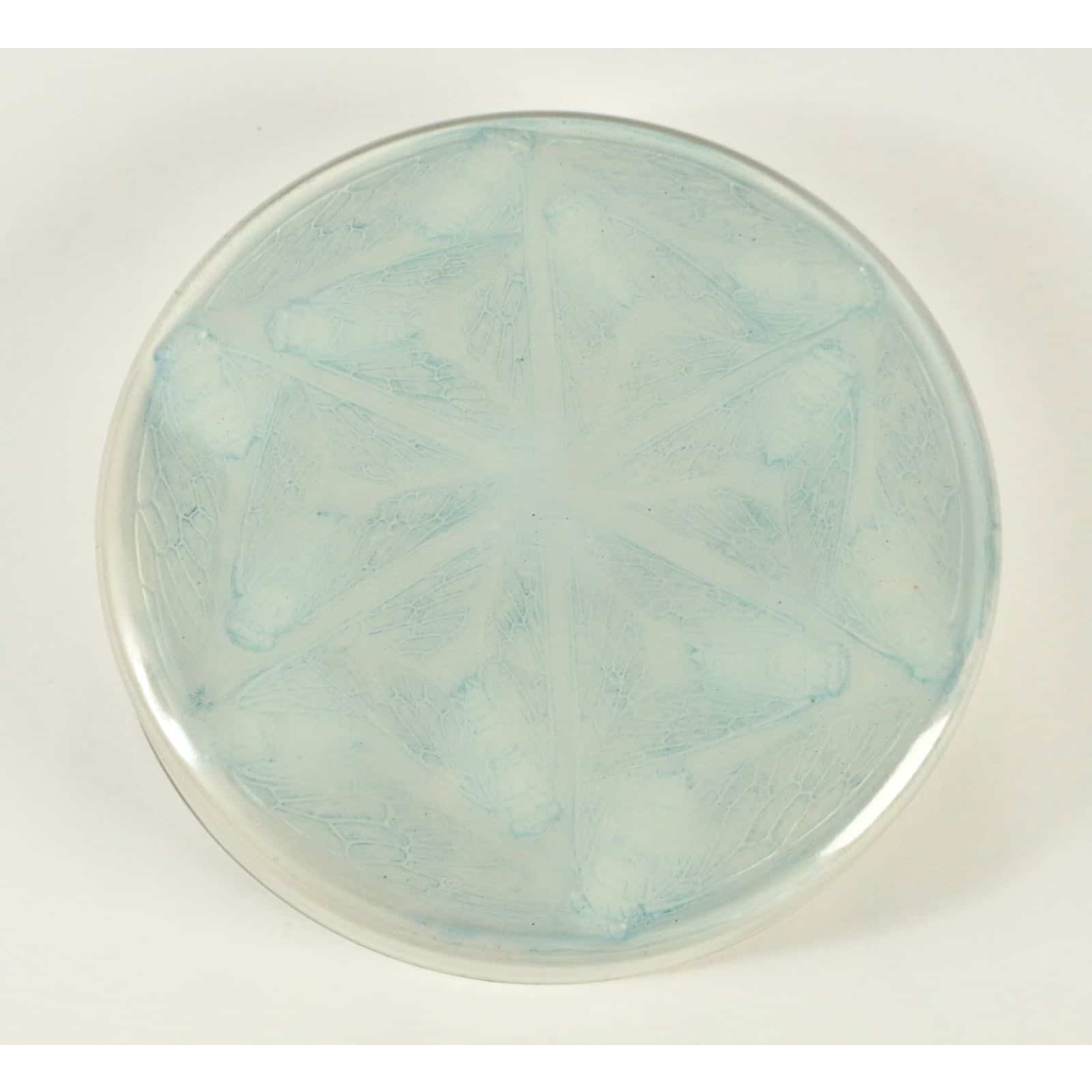 René lalique Boite « Cigales » Opalescente | Biron René lalique Boite "Cigales" Opalescente
