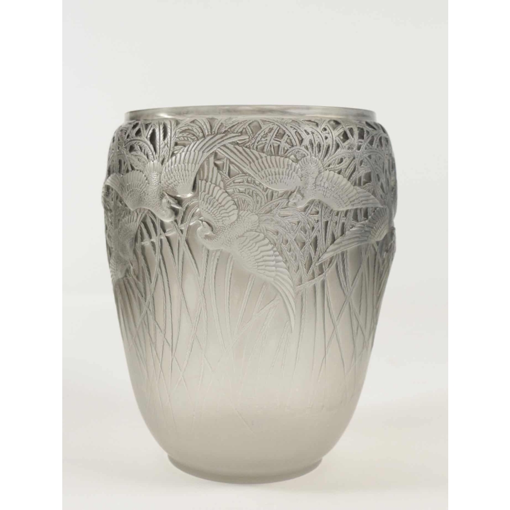 René Lalique Vase « Aigrettes » | Biron René Lalique Vase "Aigrettes"
