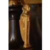Deux paire de lampes en bronze d'époque Napoléon III
