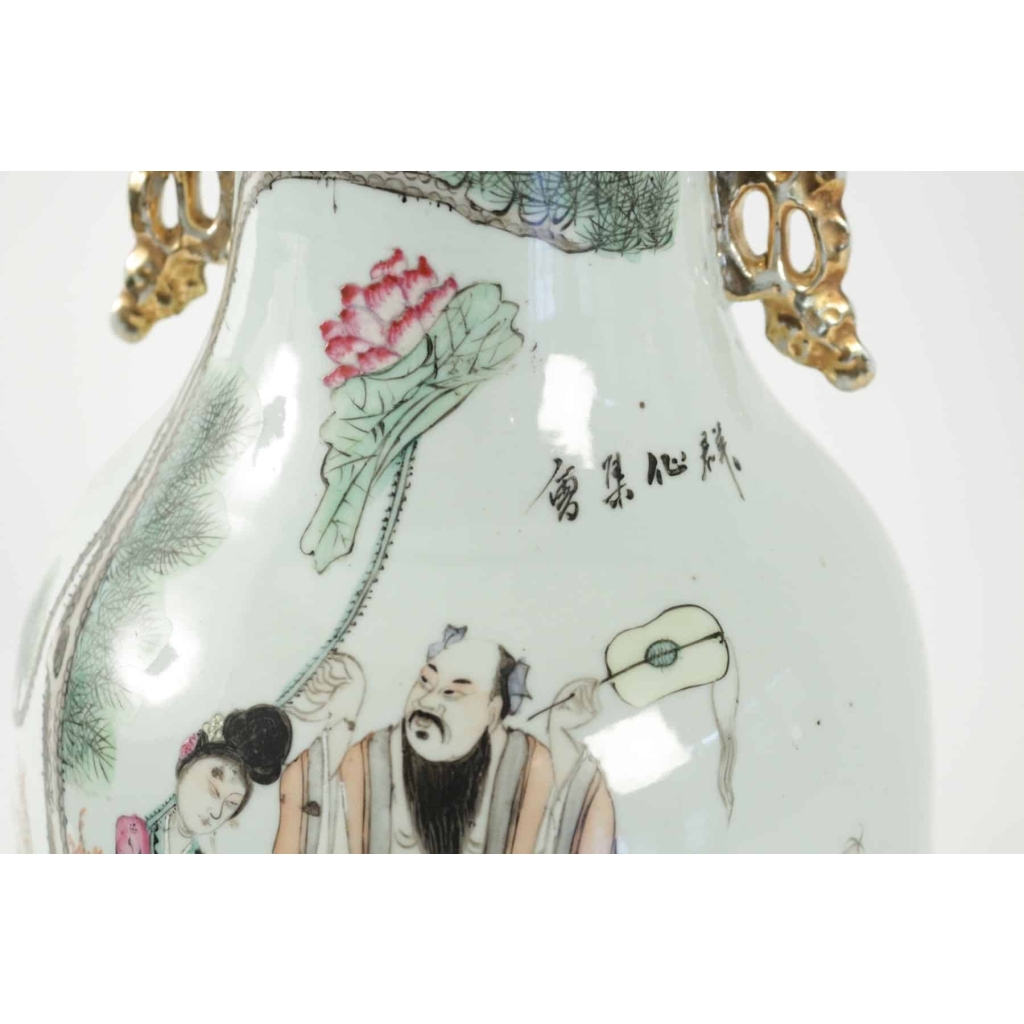 Lampe chinoise du début du XXème siècle | Biron Lampe chinoise du début du XXème siècle