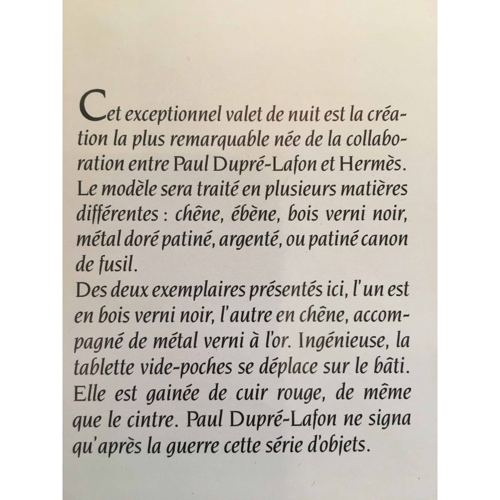 PAUL DUPRÉ-LAFON (1900-1971) & HERMÈS | Biron PAUL DUPRÉ-LAFON (1900-1971) & HERMÈS