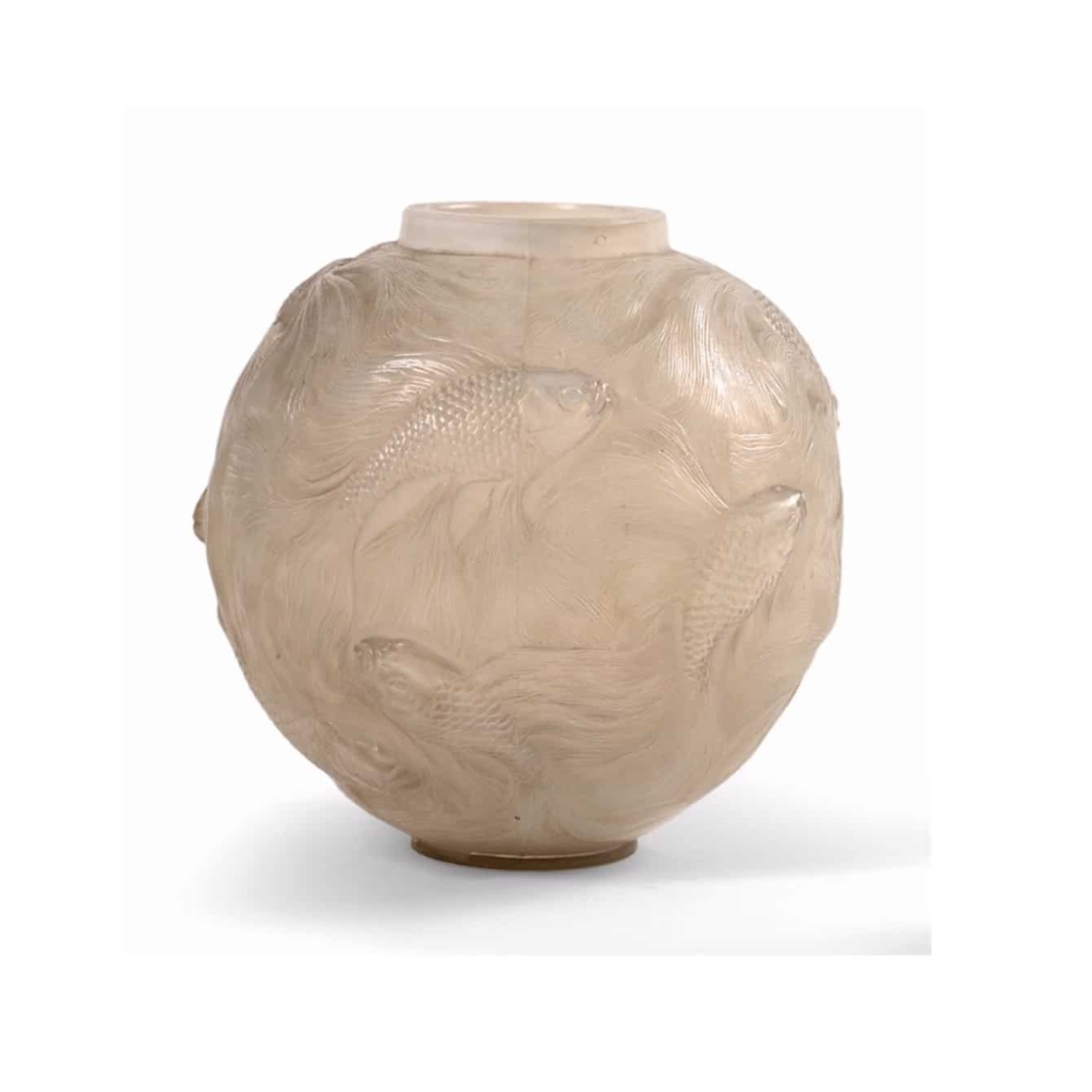 René Lalique Vase « Formose » Opalescent | Biron 