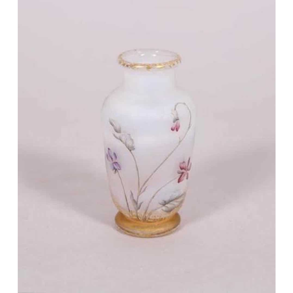 Daum Nancy vase émaillé | Biron ||