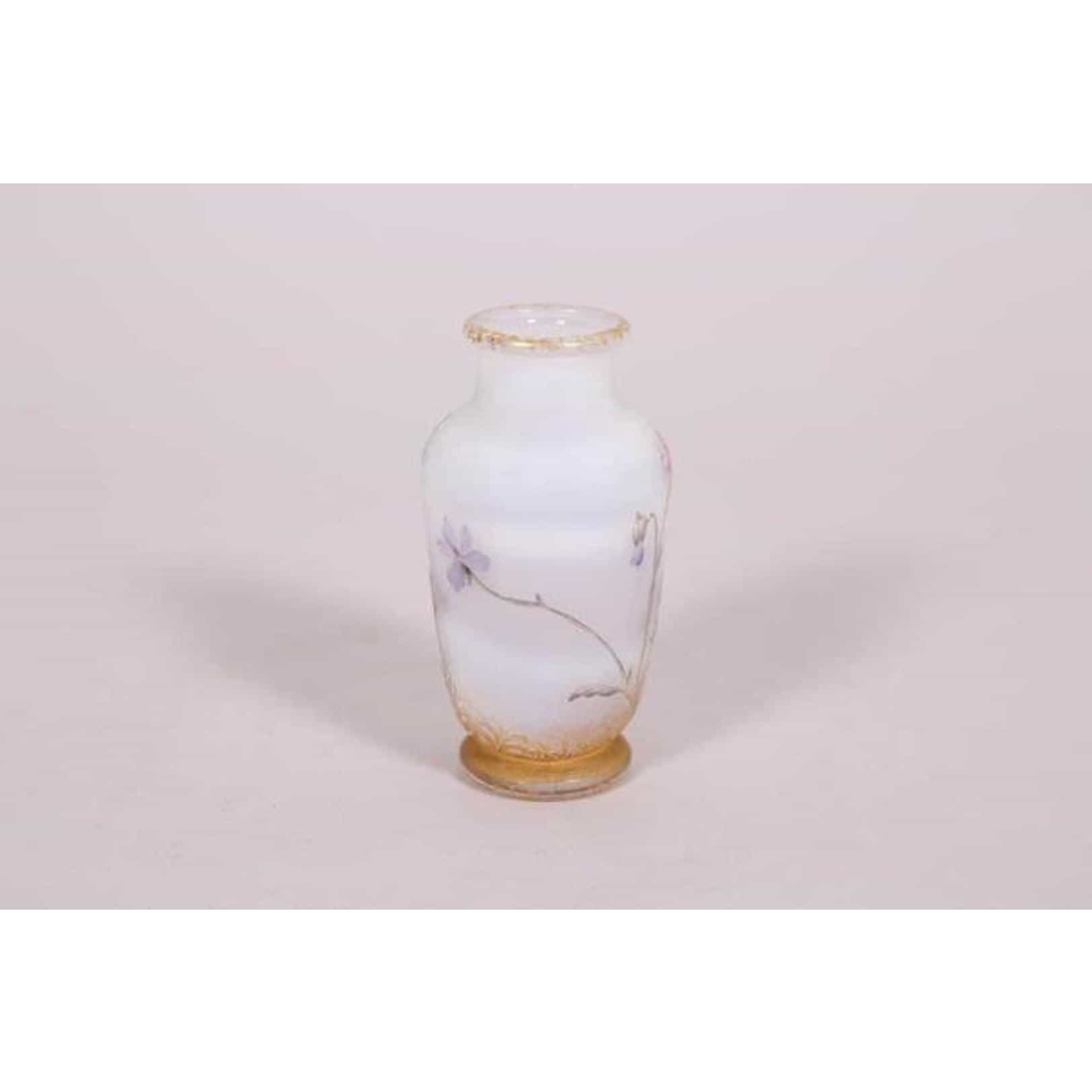 Daum Nancy vase émaillé | Biron Daum Nancy vase émaillé