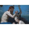 Orphée et Eurydice, huile sur toile, signée et datée en bas à gauche "A.M. Roucoule, 1877"