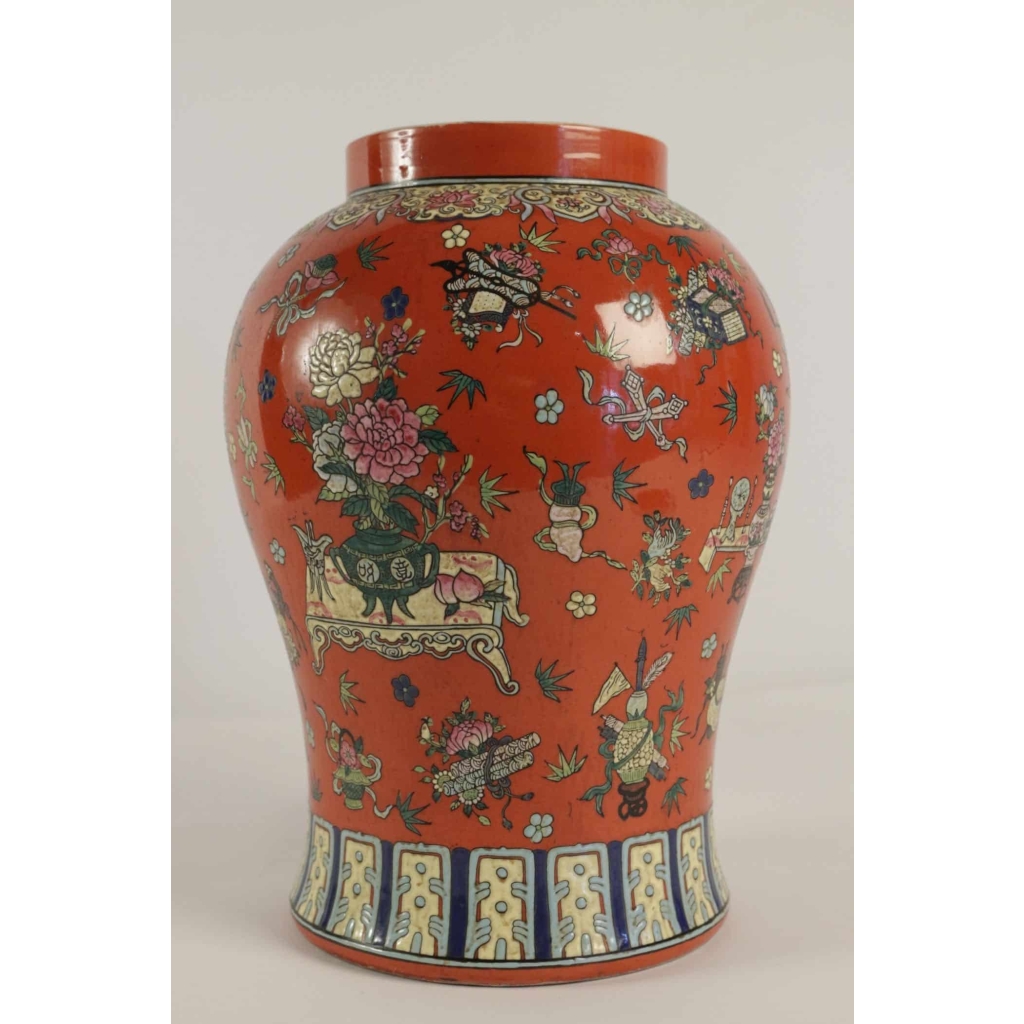 Vase, Chinois, art d’Asie, début XXème siècle | Biron Vase, Chinois, art d'Asie, début XXème siècle