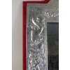 Miroir, XIXème siècle, en métal argenté à la feuille d’argent, époque Napoléon III | Biron Miroir, XIXème siècle, en métal argenté à la feuille d'argent, époque Napoléon III