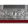 Miroir, XIXème siècle, en métal argenté à la feuille d’argent, époque Napoléon III | Biron Miroir, XIXème siècle, en métal argenté à la feuille d'argent, époque Napoléon III
