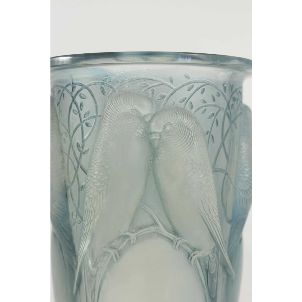 René lalique Vase Opalescent « Ceylan » | Biron René lalique Vase Opalescent "Ceylan"
