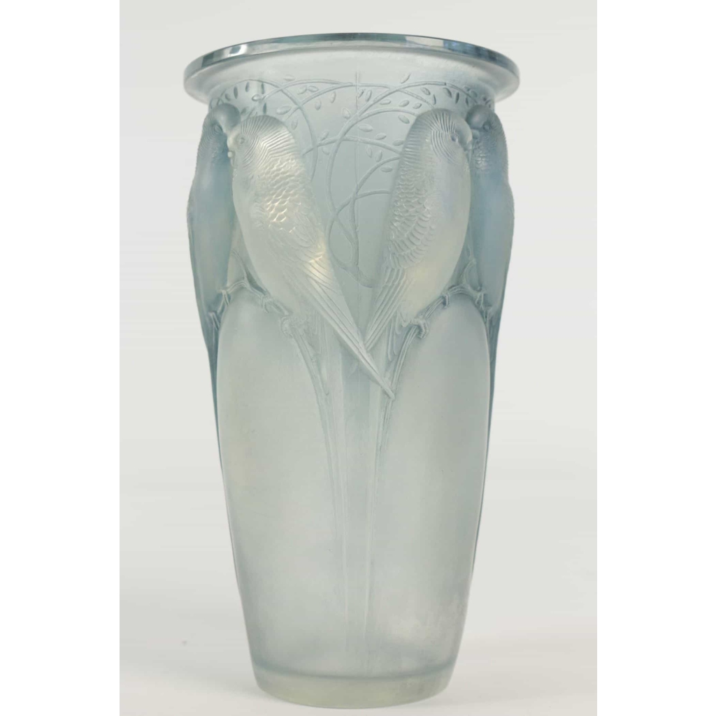 René lalique Vase Opalescent « Ceylan » | Biron René lalique Vase Opalescent "Ceylan"
