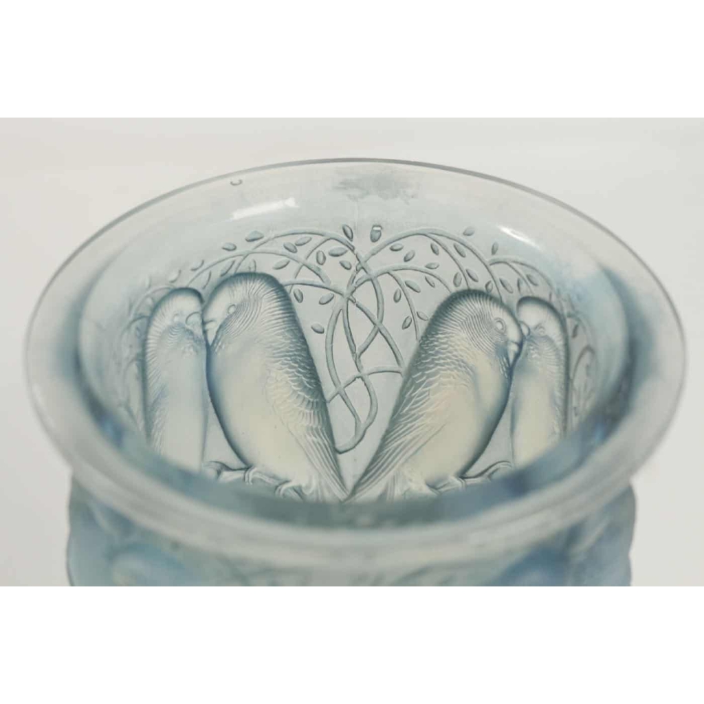 René lalique Vase Opalescent « Ceylan » | Biron René lalique Vase Opalescent "Ceylan"