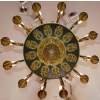 Important lustre Empire 18 lumières en bronze ciselé et doré | Biron Important lustre Empire 18 lumières en bronze ciselé et doré