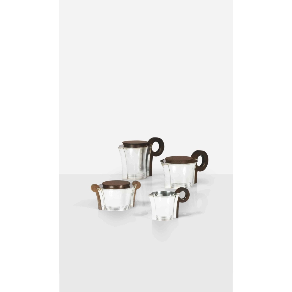 Jean Puiforcat Service Thé Café Argent Circa 1930 | Biron ||||
