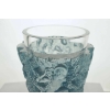 RENE LALIQUE (1860-1945) Vase «Bacchus» Patiné Bleu | Biron RENE LALIQUE (1860-1945) Vase «Bacchus» Patiné Bleu