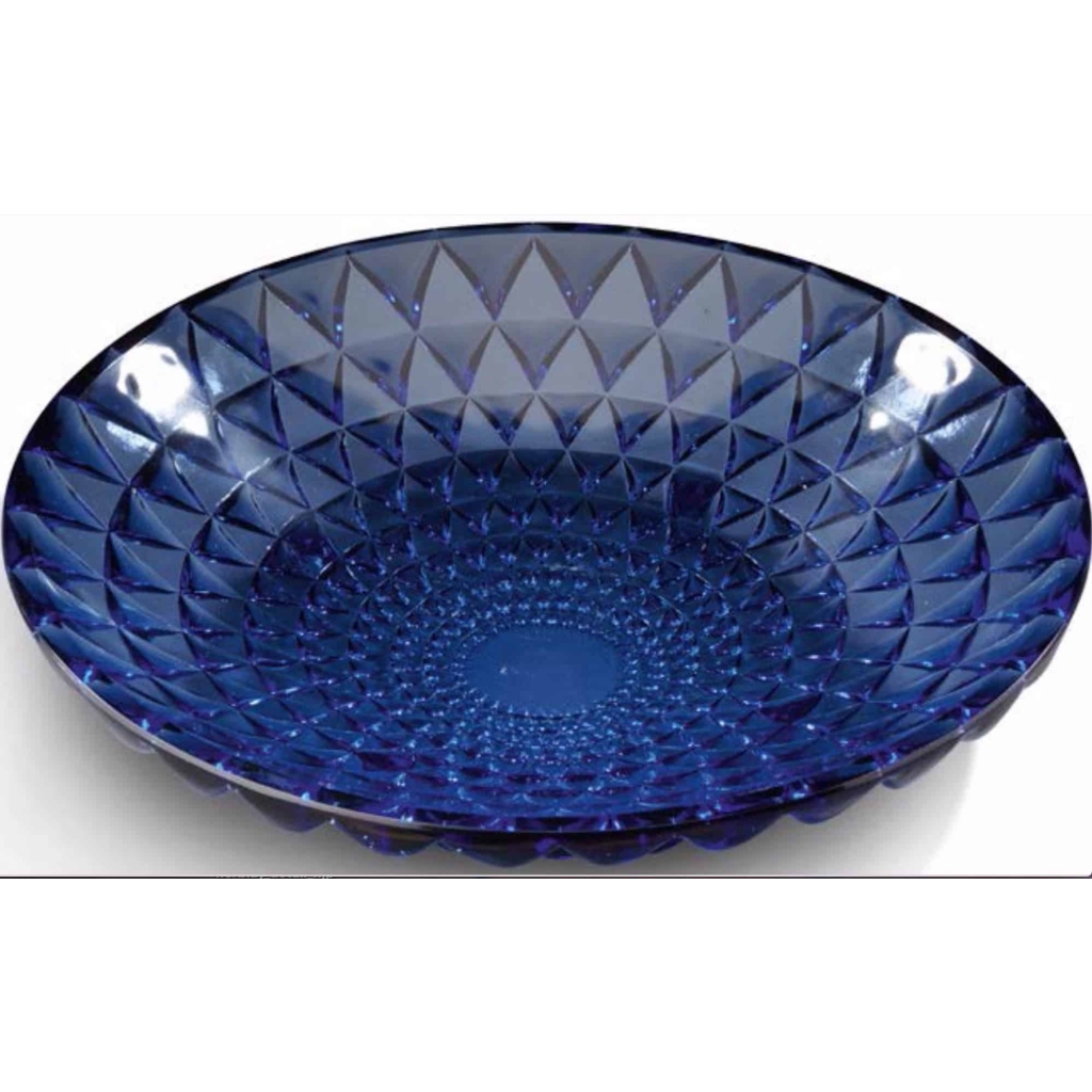 RENE LALIQUE (1860-1945) Coupe «Rosace» en verre bleu | Biron 