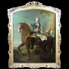 Portrait équestre de Louis XV vers 1730 – Atelier de Charles Parrocel | Biron ||||||