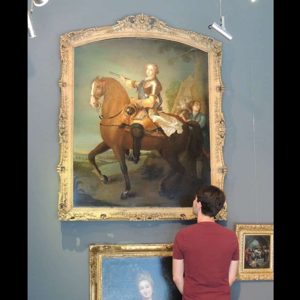 Portrait équestre de Louis XV vers 1730 – Atelier de Charles Parrocel | Biron Portrait équestre de Louis XV vers 1730 – Atelier de Charles Parrocel