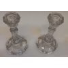 1950' Baccarat Paire de Bougeoirs pour Chandeliers