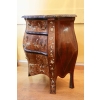 Commode en marqueterie XIXème, du nord de l'Italie