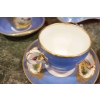 Service à thé ou café aux oiseaux bleu céleste | Biron Service à thé ou café aux oiseaux bleu céleste