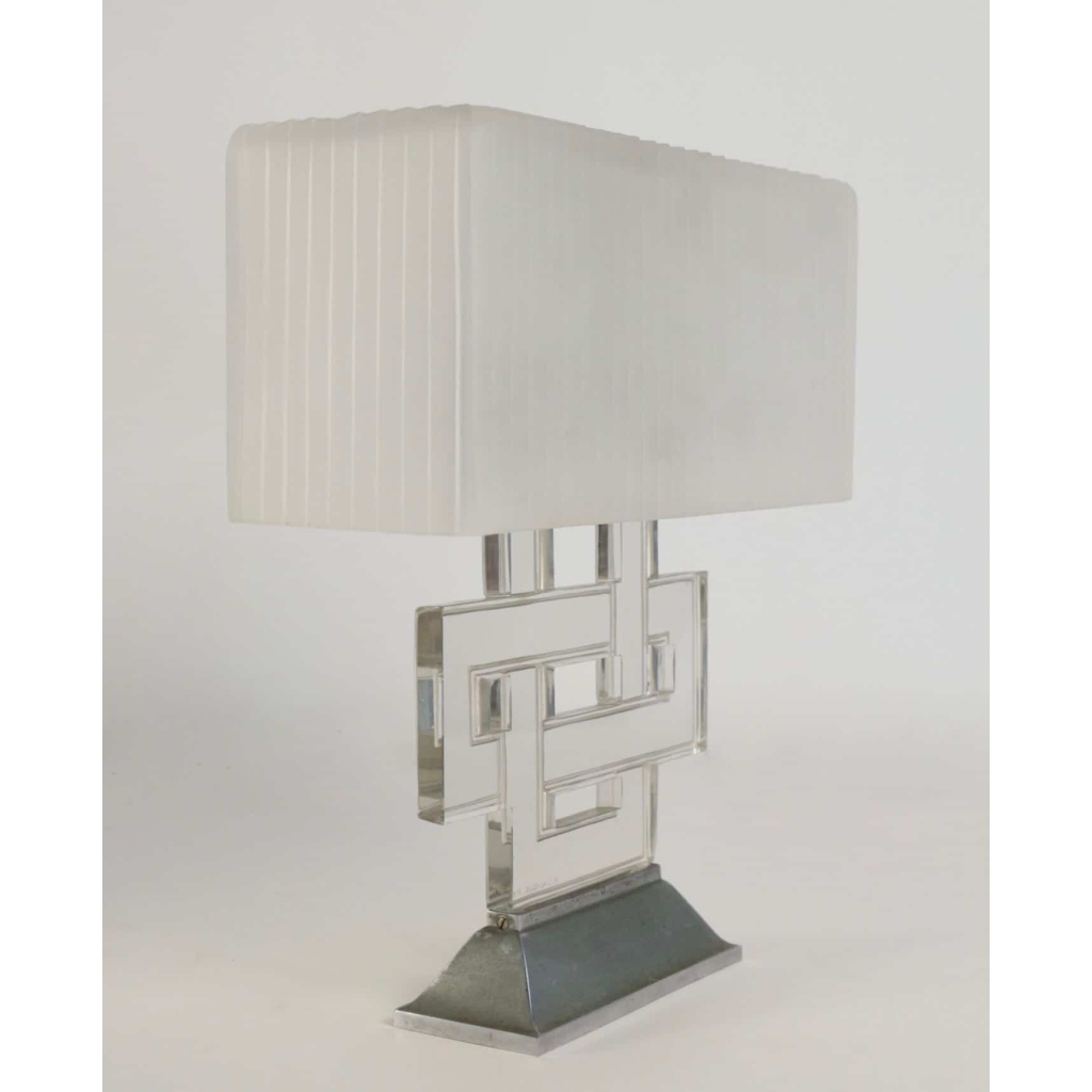 René Lalique lampe « Entrelacs » | Biron René Lalique lampe "Entrelacs"