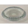 R Lalique Coupe « Marguerites » patinée Bleu | Biron ||||