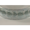 R Lalique Coupe « Marguerites » patinée Bleu | Biron R Lalique Coupe "Marguerites " patinée Bleu