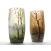 Daum Nancy vase Paysace lacustre « Printemps » | Biron Daum Nancy vase Paysace lacustre "Printemps"