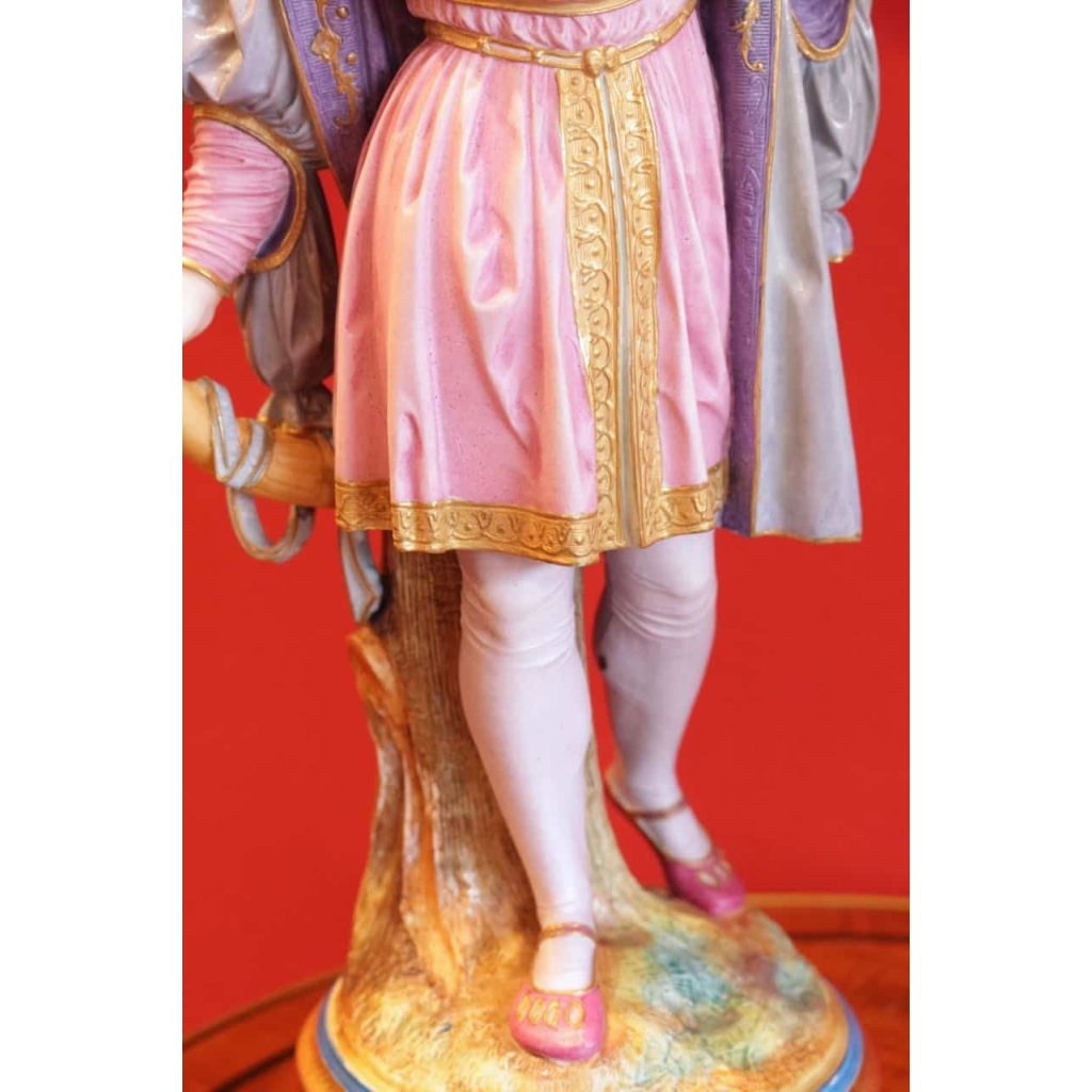 Fauconnier et sa Dame – Manufacture Havilland vers 1850 | Biron Fauconnier et sa Dame - Manufacture Havilland vers 1850