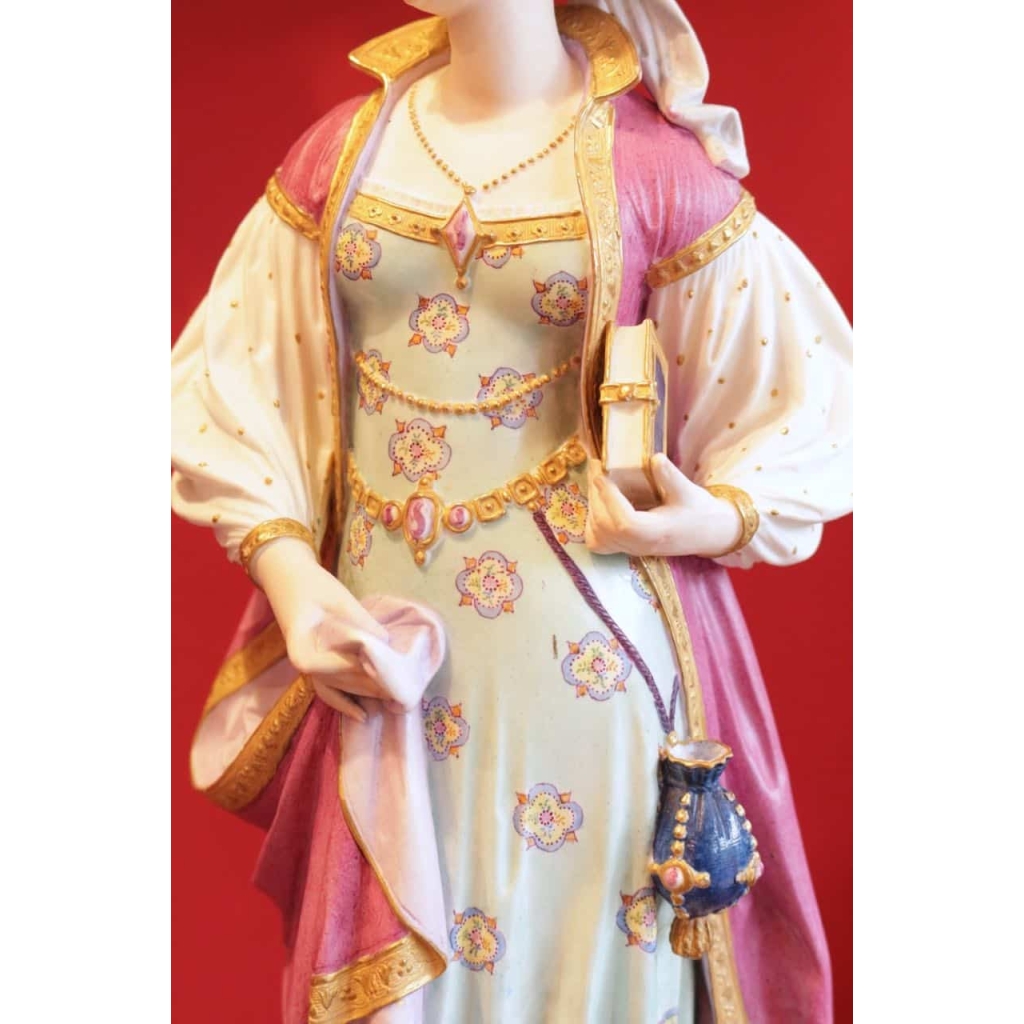 Fauconnier et sa Dame – Manufacture Havilland vers 1850 | Biron Fauconnier et sa Dame - Manufacture Havilland vers 1850