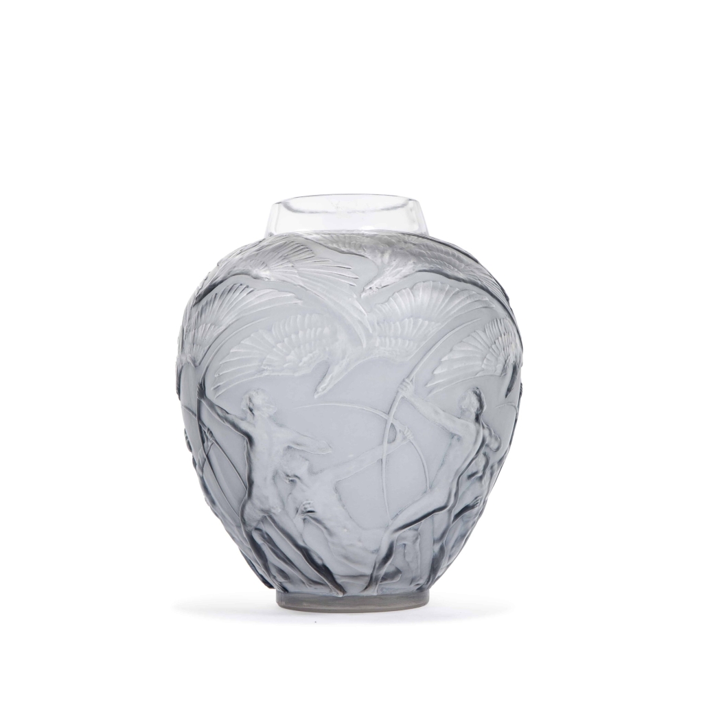René LALIQUE (1860 – 1945) Vase « Archers » | Biron 
