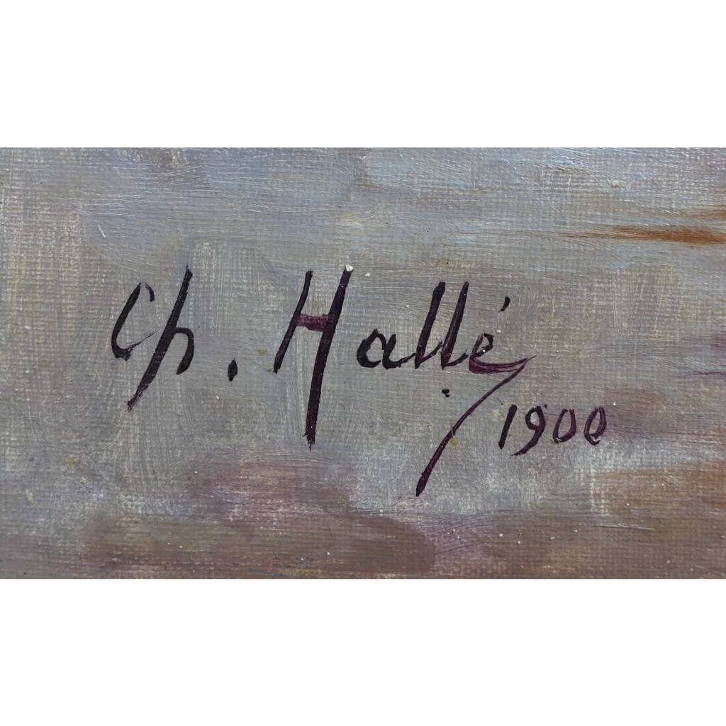 HALLE Charles Tableau paysage 20ème siècle Ecole de Crozant Paysage de La Creuse Huile sur toile signée | Biron HALLE Charles Tableau paysage 20ème siècle Ecole de Crozant Paysage de La Creuse Huile sur toile signée