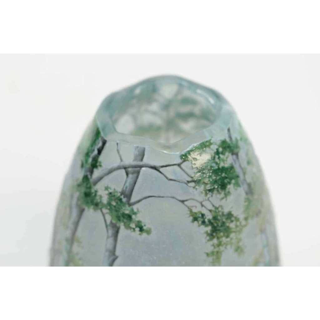 Daum Vase Paysage Lacustre | Biron Daum Vase Paysage Lacustre