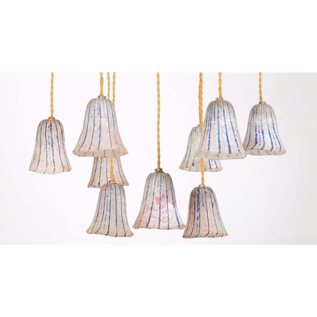 Paul FOLLOT & DAUM NANCY (1877-1941) Suspension – Circa 1922 | Biron Paul FOLLOT & DAUM NANCY (1877-1941) Suspension - Circa 1922