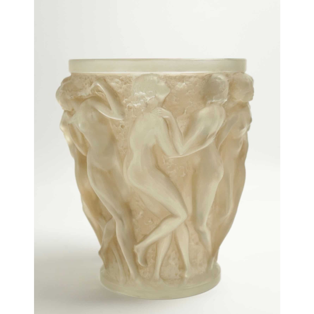 « RENÉ LALIQUE (1860-1945) Vase « Bacchantes » | Biron "RENÉ LALIQUE (1860-1945) Vase "Bacchantes"