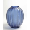 RENE LALIQUE (1860-1945) Vase « Biskra » teinté Bleu | Biron RENE LALIQUE (1860-1945) Vase "Biskra" teinté Bleu