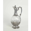 Victor Boivin Aiguière en cristal et argent style louis XV circa 1880 | Biron ||
